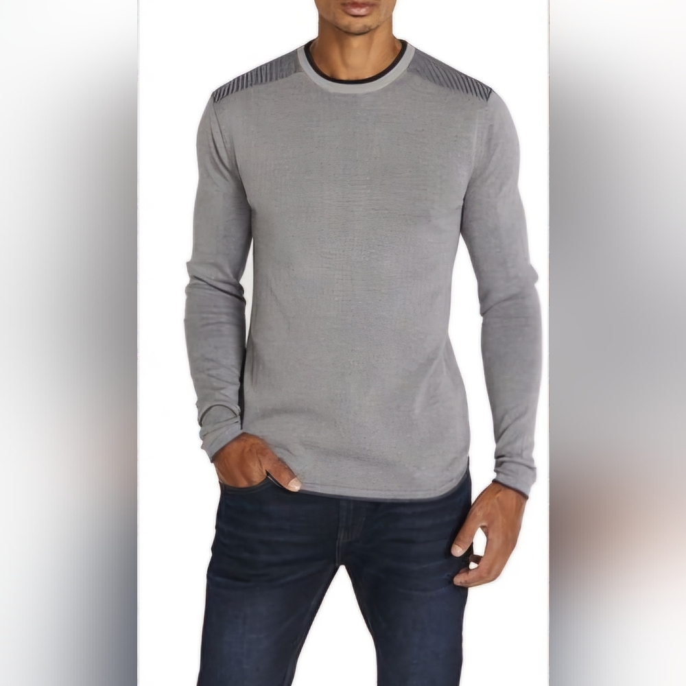 Buffalo David Bitton Warell Sweater in Gray Size L